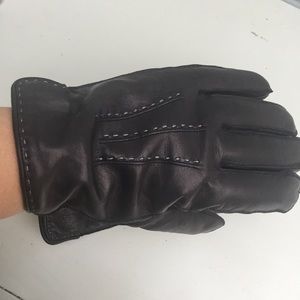 dockers intellitouch leather gloves